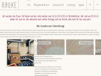 rauke.ch Webseite Vorschau