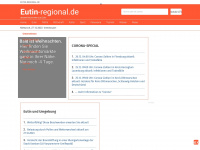 eutin-regional.de Webseite Vorschau