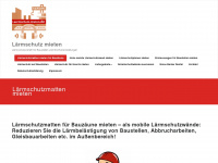 laermschutz-mieten.de Webseite Vorschau