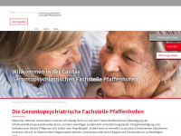 gerontopsychiatrischer-dienst-caritas-pfaffenhofen.de Webseite Vorschau
