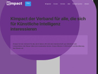 kimpact.ch Webseite Vorschau