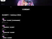 coremy.de Webseite Vorschau