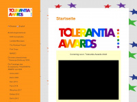 tolerantia-award.eu Webseite Vorschau