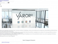 varor.de Webseite Vorschau