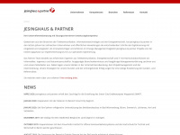 jesinghaus-partner.com Webseite Vorschau