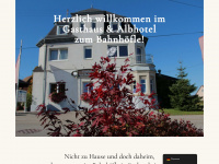 bahnhoefle-stubersheim.de Webseite Vorschau