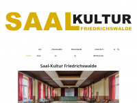 saal-kultur.de Webseite Vorschau