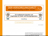versorgungsarzt.de Webseite Vorschau