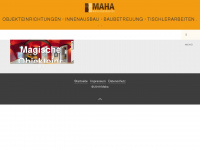 maha-montageservice.de Webseite Vorschau