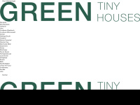 greentinyhouses.com Webseite Vorschau