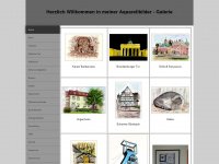 kunst-aquarelle.de Webseite Vorschau