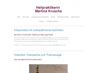 martinakrusche.de Webseite Vorschau
