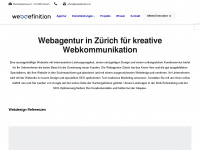 webdefinition.ch Webseite Vorschau