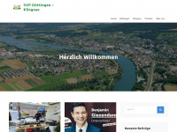 svp-doettingen-klingnau.ch Webseite Vorschau