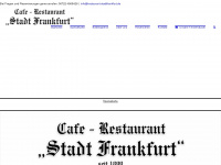 restaurant-stadtfrankfurt.de Webseite Vorschau