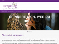 ursprung-schoenheitspflege.at Webseite Vorschau