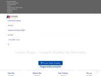 luxuryshops.sk Webseite Vorschau