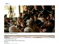 juventus-musica.ch Webseite Vorschau