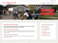 pro-velo-ag.ch Webseite Vorschau