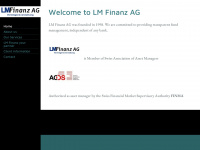 lmfinanz.ch Webseite Vorschau