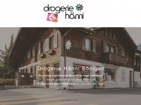 drogerie-haenni.ch Webseite Vorschau