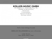 koller-music.ch Webseite Vorschau