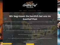 gasthofpost.ch Webseite Vorschau