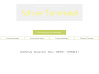 schuletaminatal.ch Webseite Vorschau