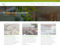 nachhaltigkeitskommunikation.at Webseite Vorschau