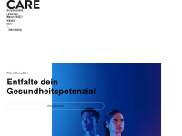care.me Webseite Vorschau