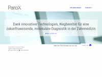 parox-dental.de Webseite Vorschau