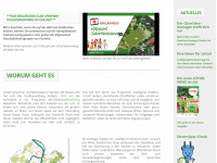 stadtgrün-lützel.de Webseite Vorschau
