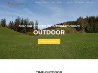 time-outdoor.ch Webseite Vorschau