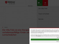 malteser-villafelix.de Webseite Vorschau