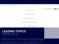 leading-minds.com Webseite Vorschau