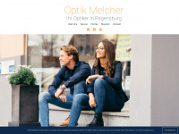 melcher-optik.de Webseite Vorschau