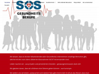 sos-gesundheitsberufe.ch Webseite Vorschau