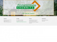 zimmererinnung-chemnitz.de Webseite Vorschau