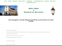 hotelcarola.de Webseite Vorschau