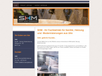 shm-heizungsbau.de Webseite Vorschau