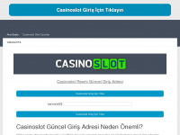 2giriscasinoslot.com Webseite Vorschau