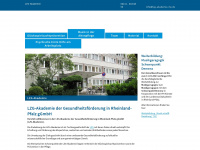 lzg-akademie-rlp.de Webseite Vorschau