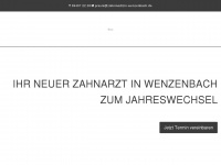 zahnmedizin-wenzenbach.de Webseite Vorschau