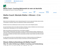 mathe-coach.net Webseite Vorschau