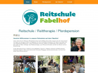 reitschule-fabelhof.de Webseite Vorschau