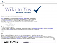 wiki-to-yes.org Webseite Vorschau
