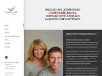 zahndesign-unganz.de Webseite Vorschau