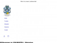 vinumaprill.shop Webseite Vorschau