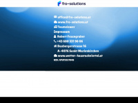fro-solutions.at Webseite Vorschau