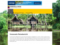 venezuela-reisebericht.de Webseite Vorschau